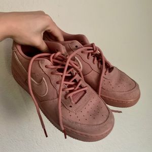 Suede Pink Nike Air Forces